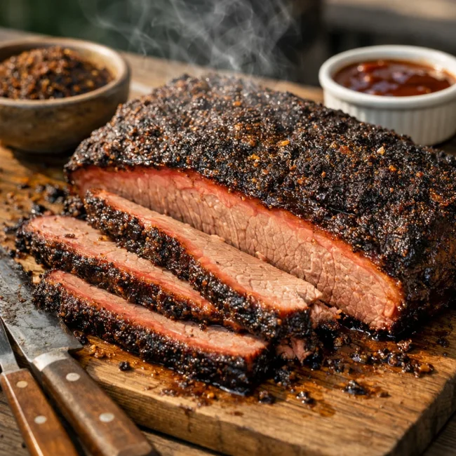 Smoky Coffee-Rubbed Beef Brisket