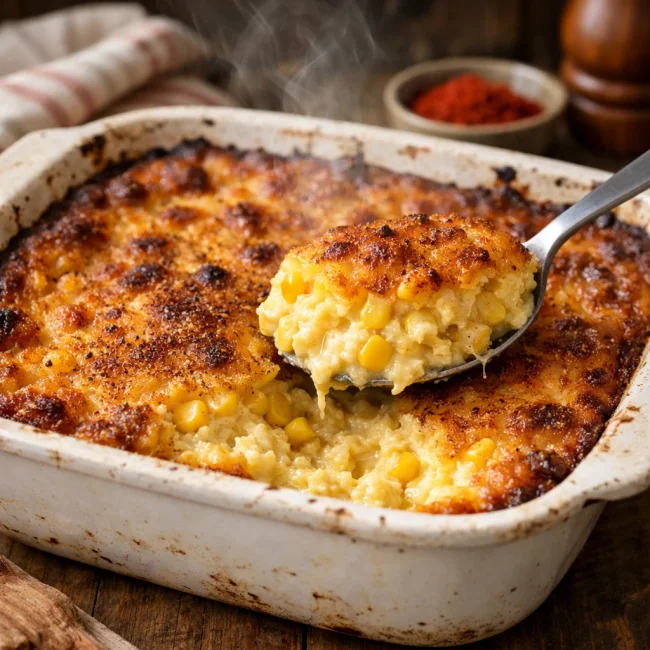 Smoky Corn Pudding