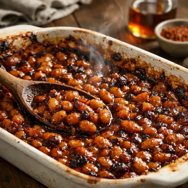 Smoky Maple Baked Beans