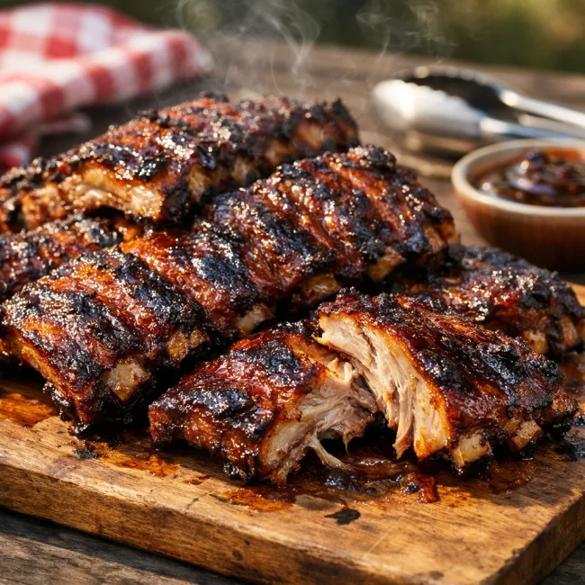 Smoky Maple Bourbon Baby Back Ribs