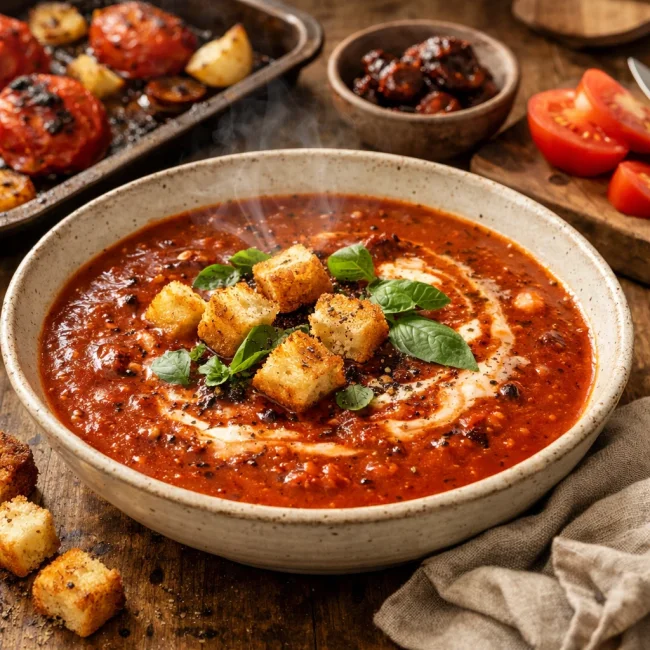 Smoky Roasted Tomato Soup