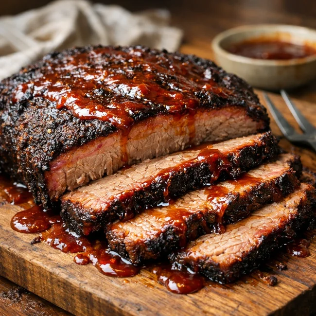 Smoky Spiced Brisket with Tangy Glaze