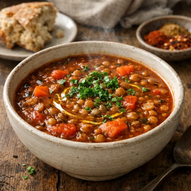 Smoky Spiced Lentil Soup