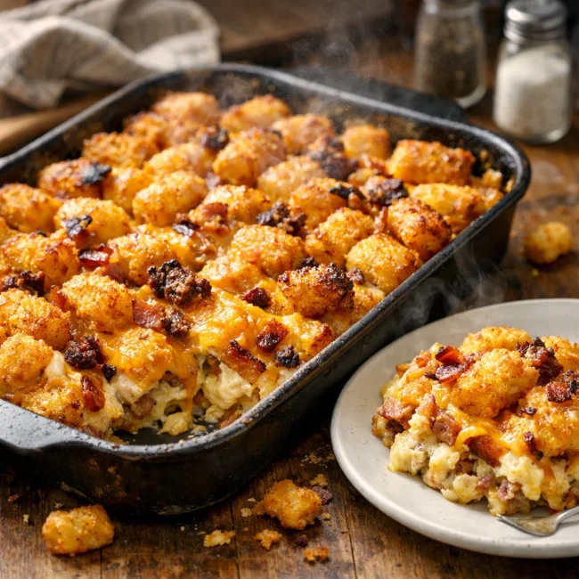 Smoky Tater Tot Casserole