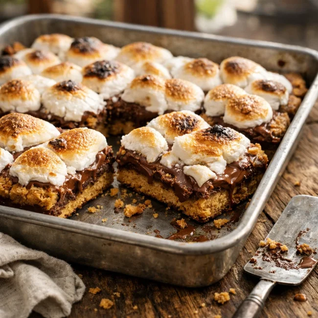 S'mores Cookie Bars