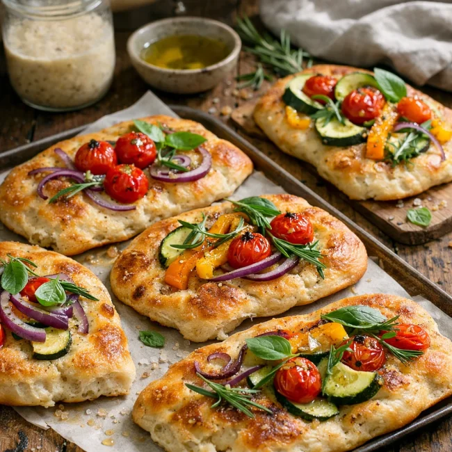Sourdough Focaccia Flats