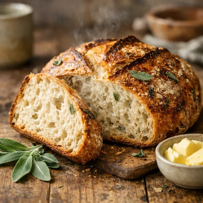 Sourdough Sage Bread