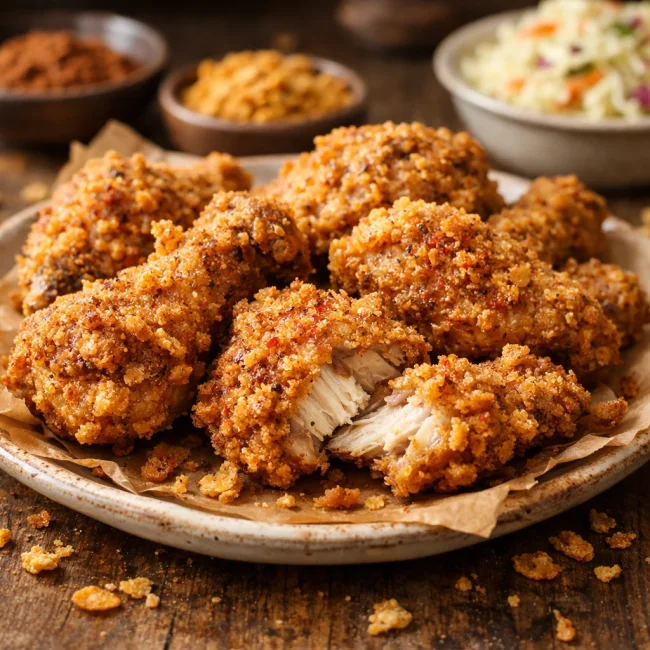Southern Spice Cornflake Fried Chicken