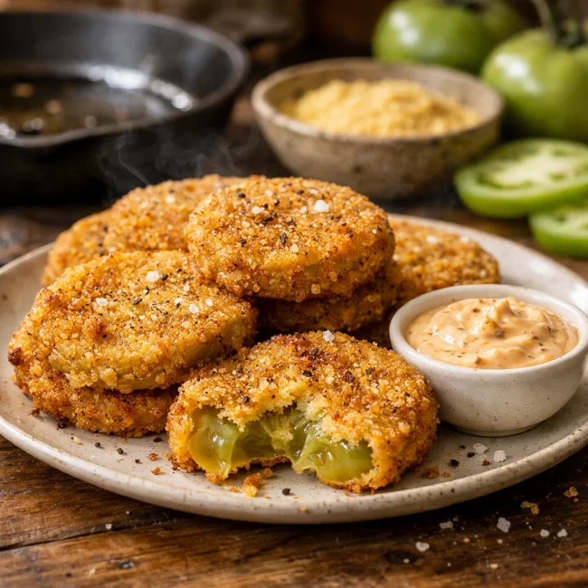 Southern Style Fried Green Tomatoes