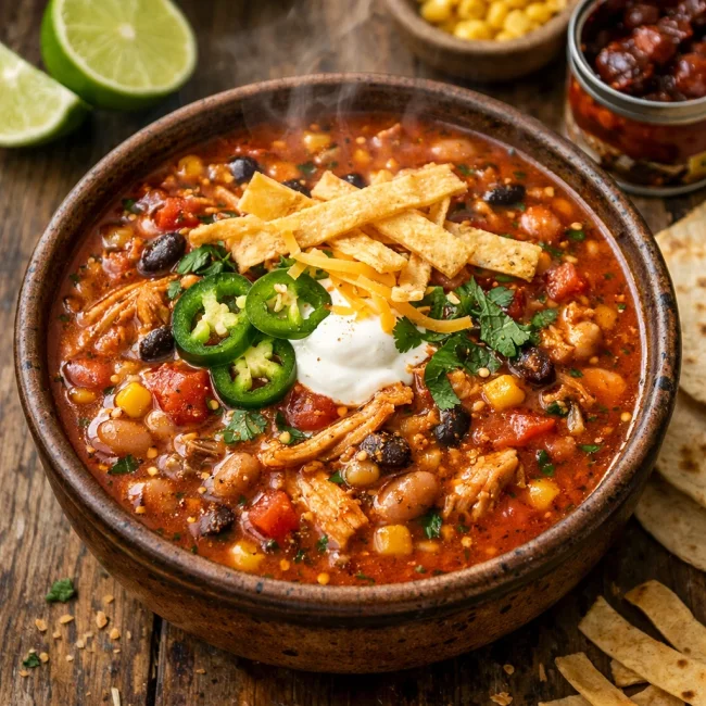 Southwest Chipotle Taco Soup