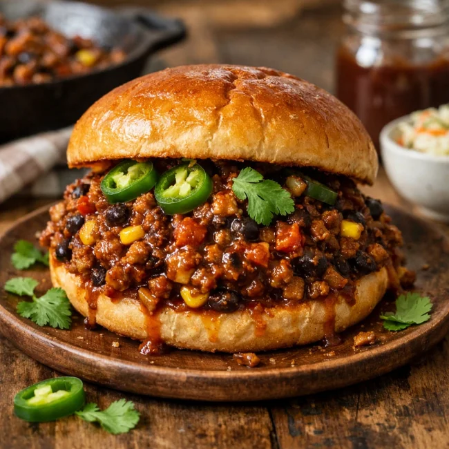 Southwestern BBQ Sloppy Joes