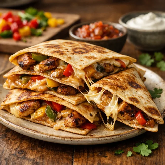 Southwestern Chicken Quesadillas