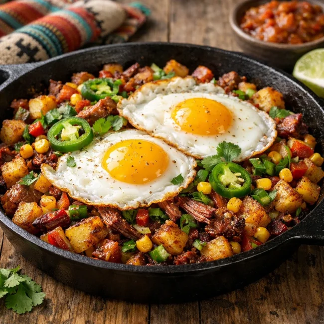 Southwestern Corned Beef Hash Deluxe