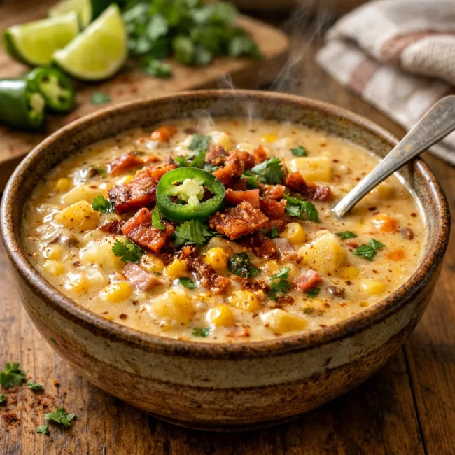 Southwestern Spicy Corn Chowder