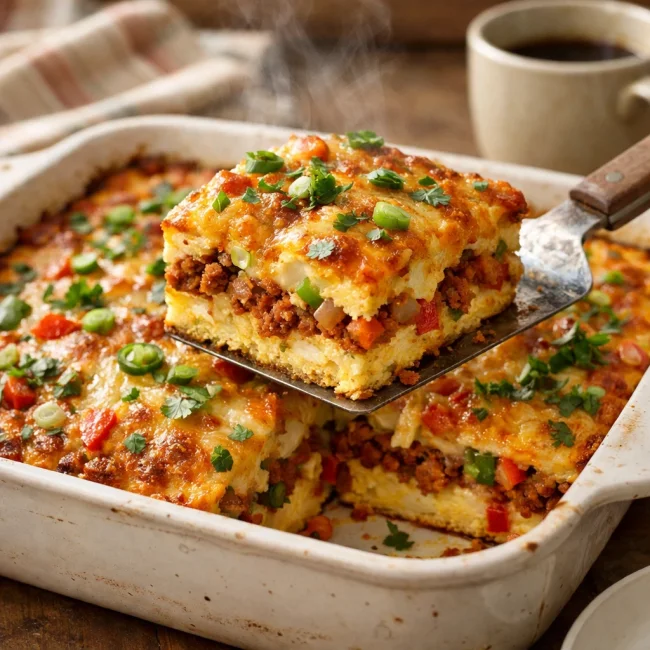Southwestern Sunrise Casserole