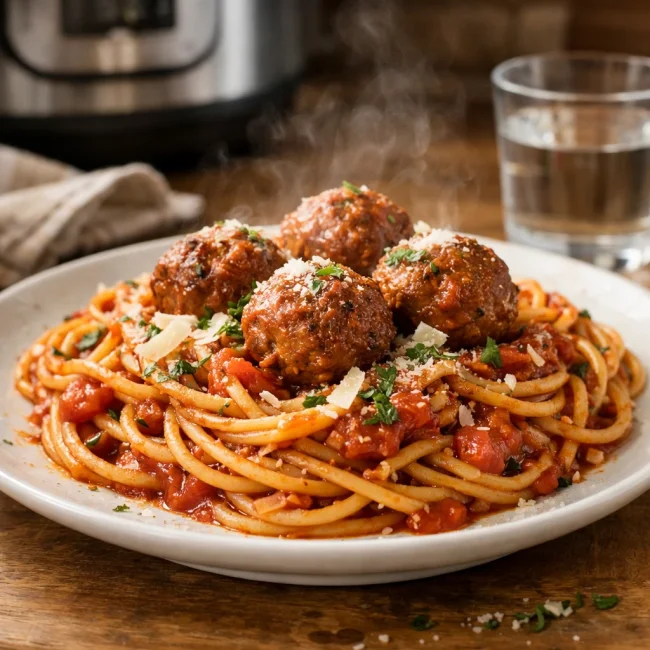Spaghetti and Meatballs