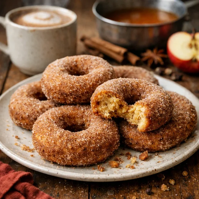 Spiced Apple Cider Donuts