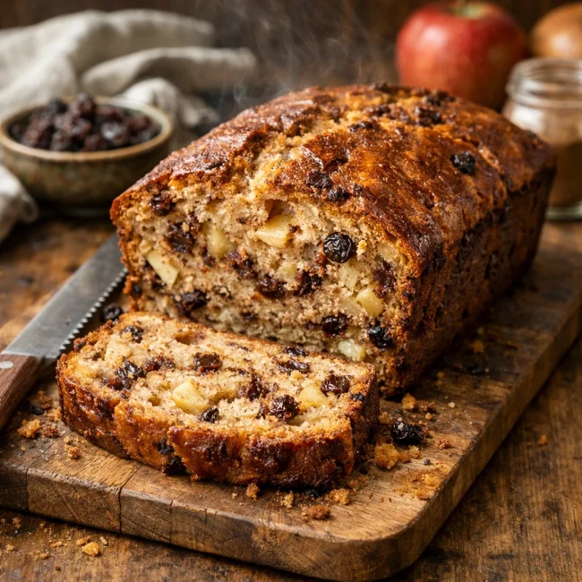 Spiced Apple Cinnamon Raisin Bread