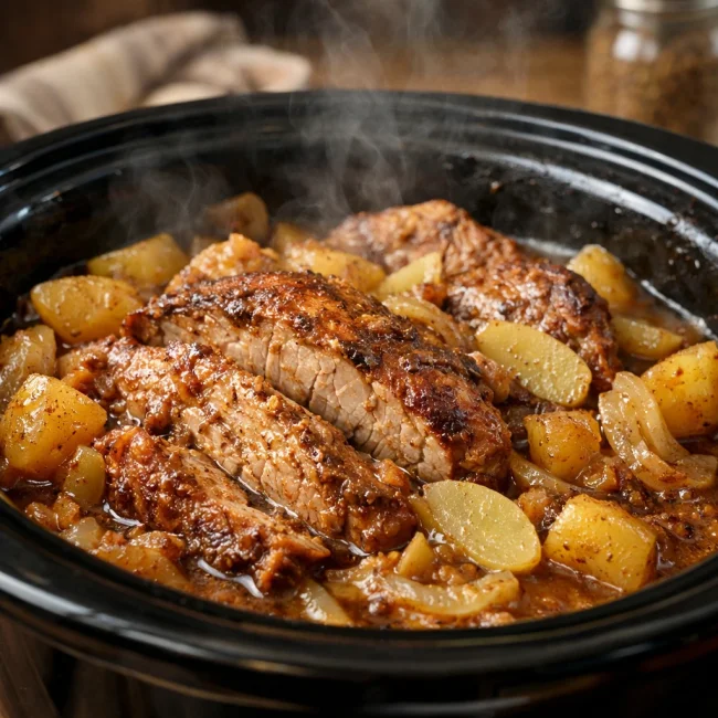 Spiced Apple Pork Roast