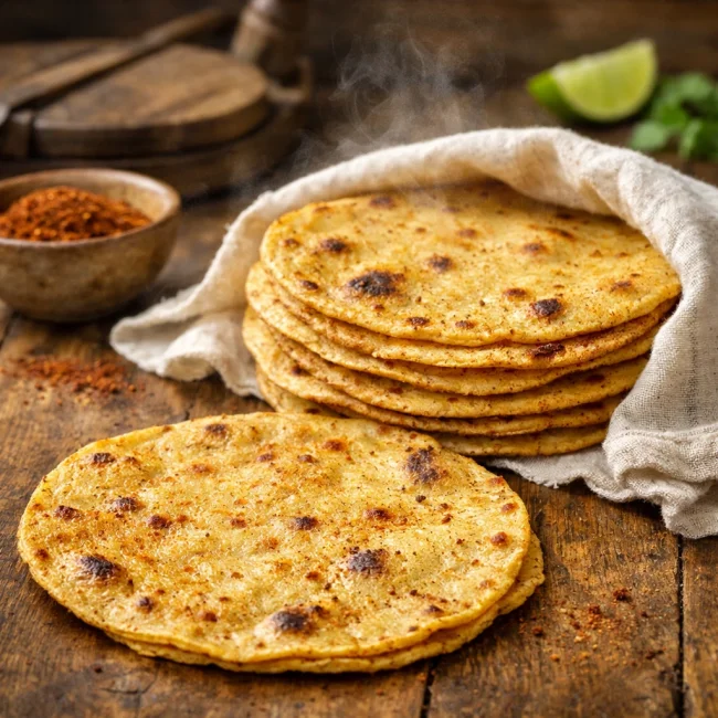 Spiced Corn Tortillas