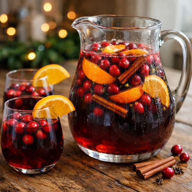 Spiced Cranberry Sangria