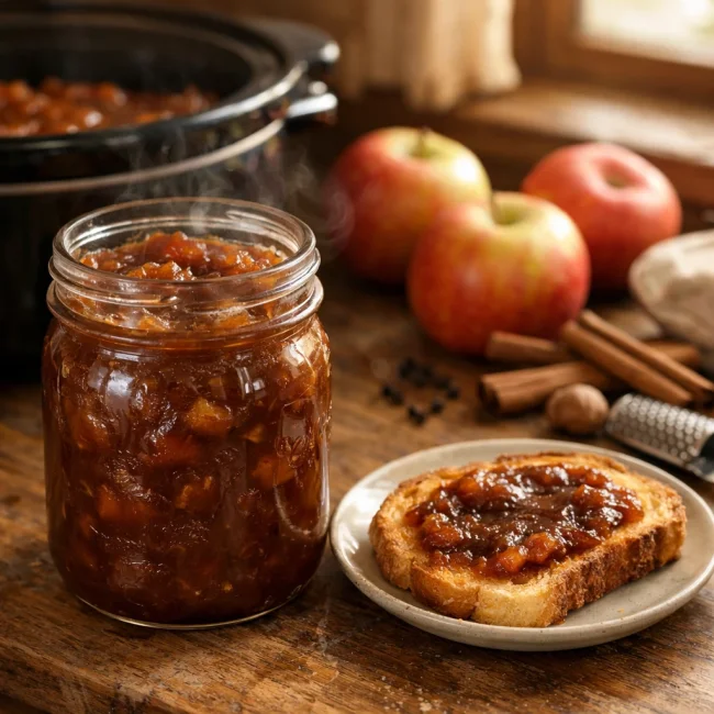Spiced Crockpot Apple Butter