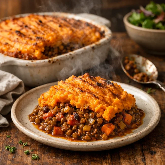 Spiced Lentil Shepherd's Pie