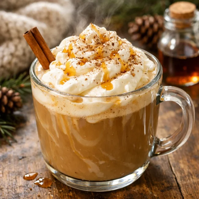 Spiced Maple Eggnog Coffee