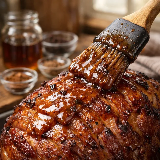 Spiced Maple Ham Glaze