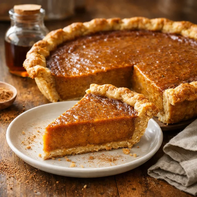 Spiced Maple Pumpkin Pie