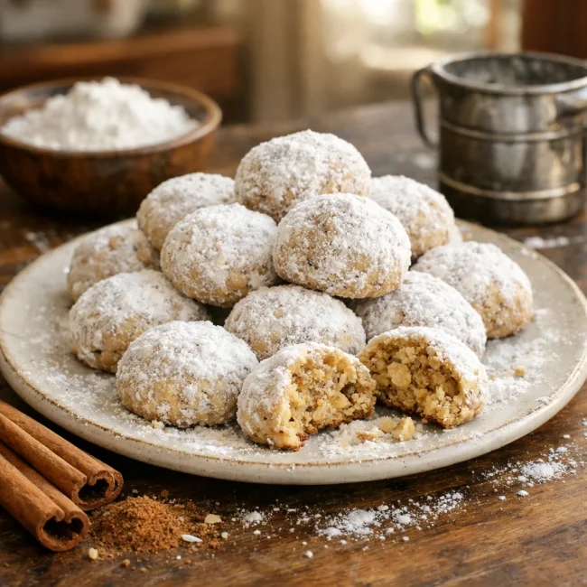 Spiced Mexican Wedding Cookies