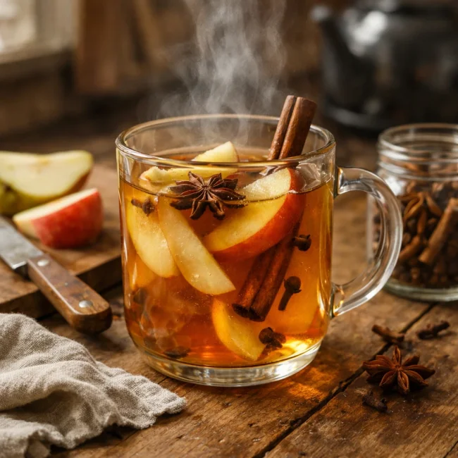 Spiced Pear and Apple Cider