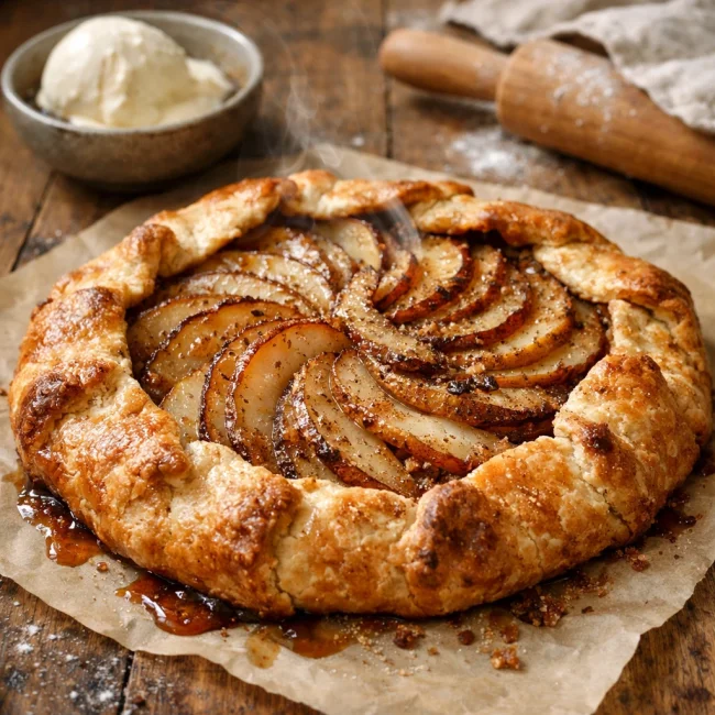 Spiced Pear Galette