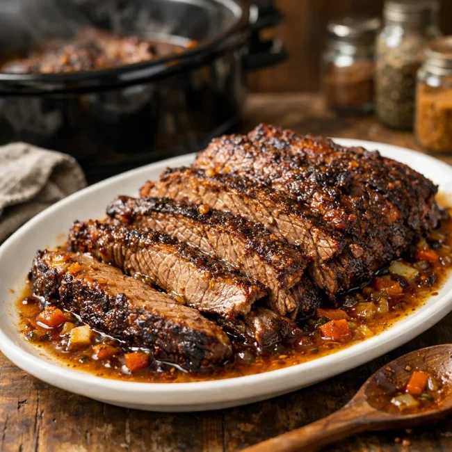 Spiced Slow Cooker Brisket