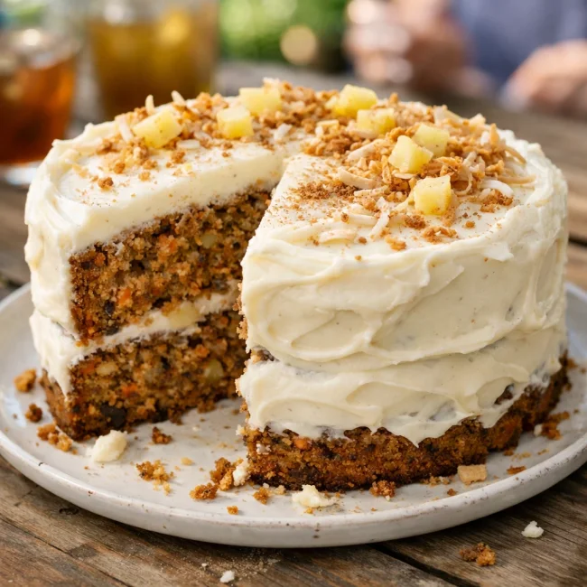 Spiced Tropical Carrot Cake