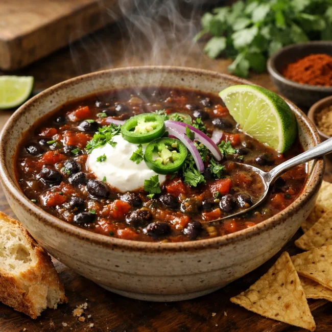 Spicy Black Bean Soup