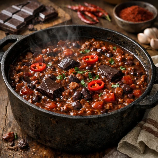 Spicy Chocolate Chili Con Carne