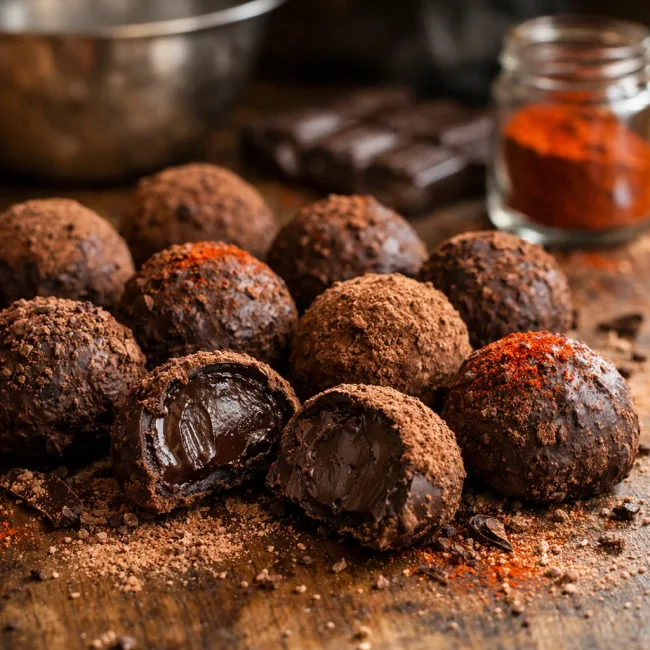 Spicy Chocolate Truffles