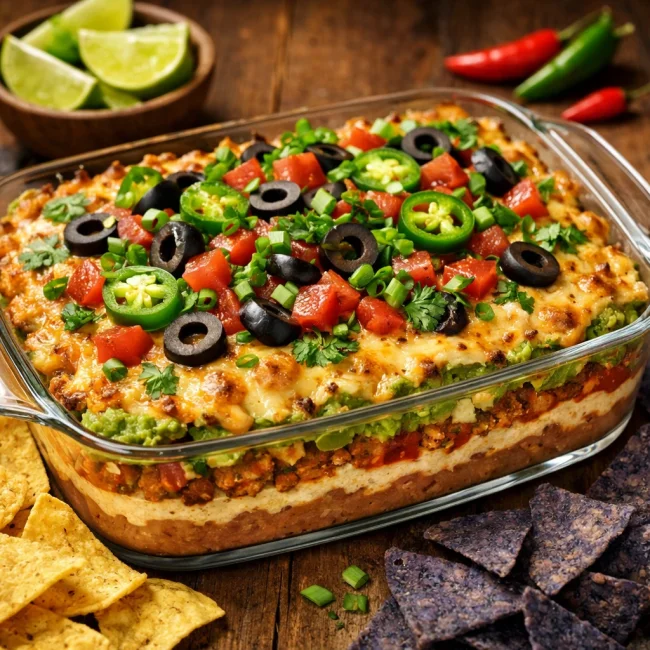Spicy Fiesta Taco Dip