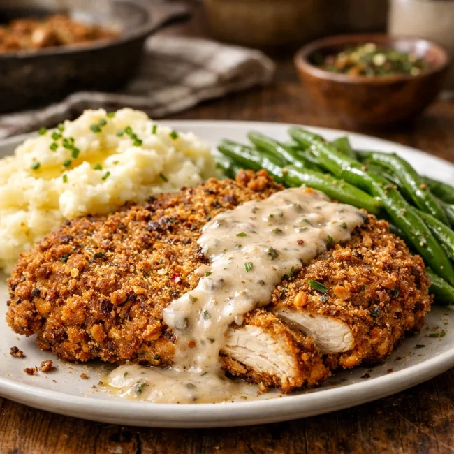 Spicy Herb Chicken Fried Steak