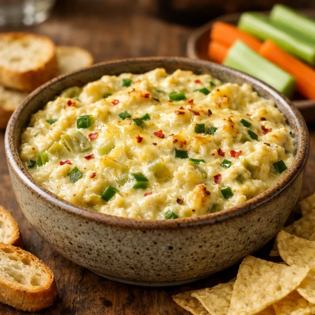 Spicy Jalapeño Artichoke Dip
