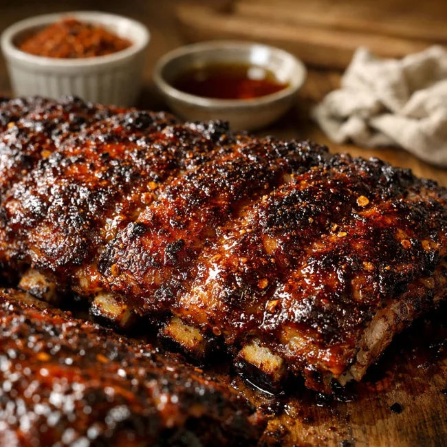 Spicy Maple Dry Rub Ribs