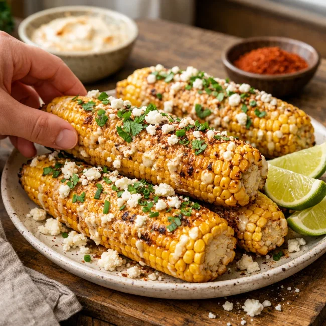 Spicy Mexican Street Corn