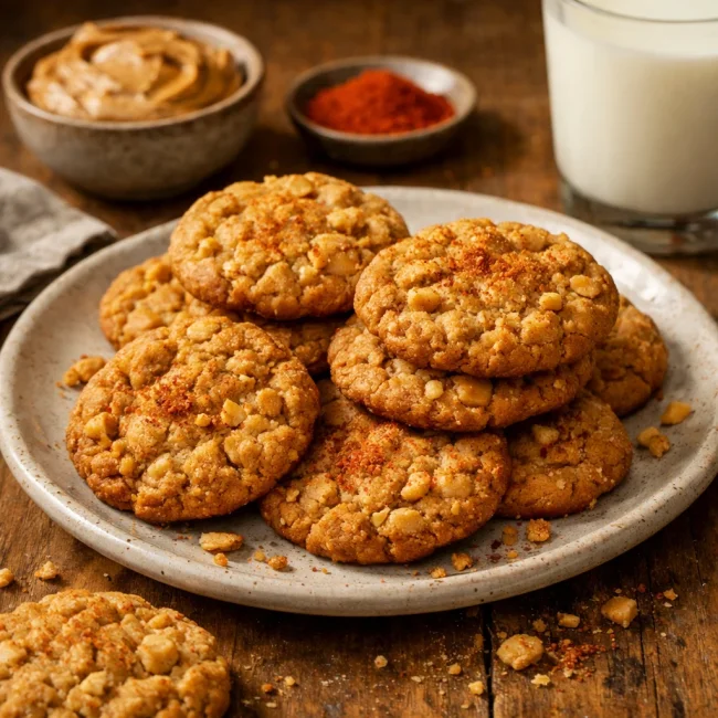 Spicy Peanut Butter Cookies