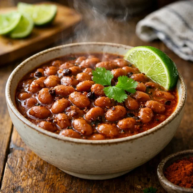 Spicy Smoky Pinto Beans
