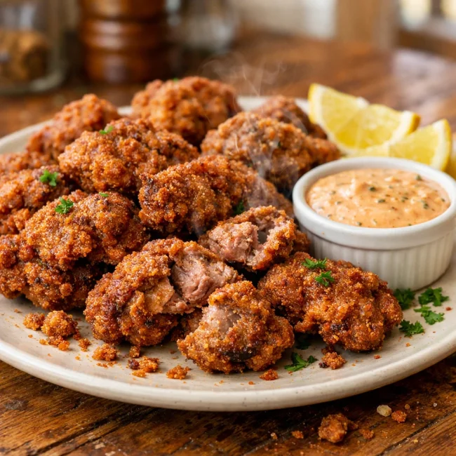 Spicy Southern Fried Chicken Livers