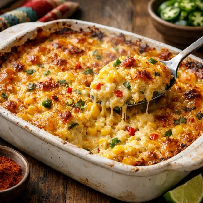 Spicy Southwestern Corn Casserole