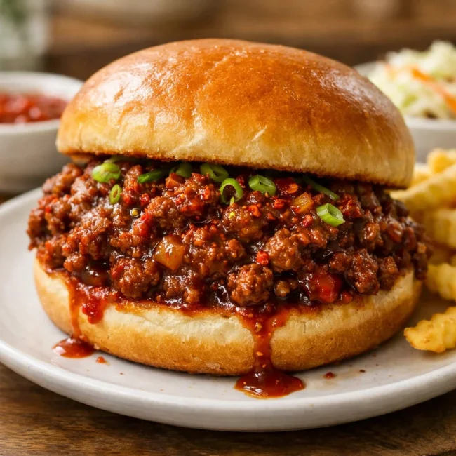 Spicy Sriracha Sloppy Joes