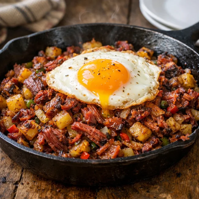 Spicy Sweet Corned Beef Hash
