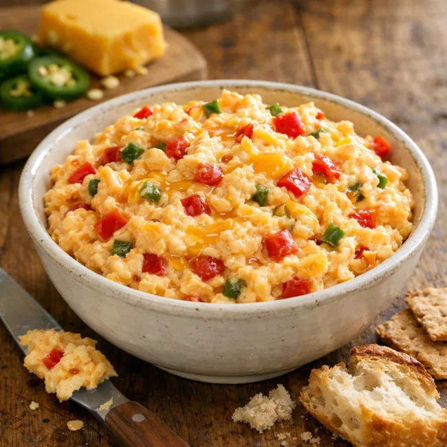 Spicy Sweet Pimento Cheese